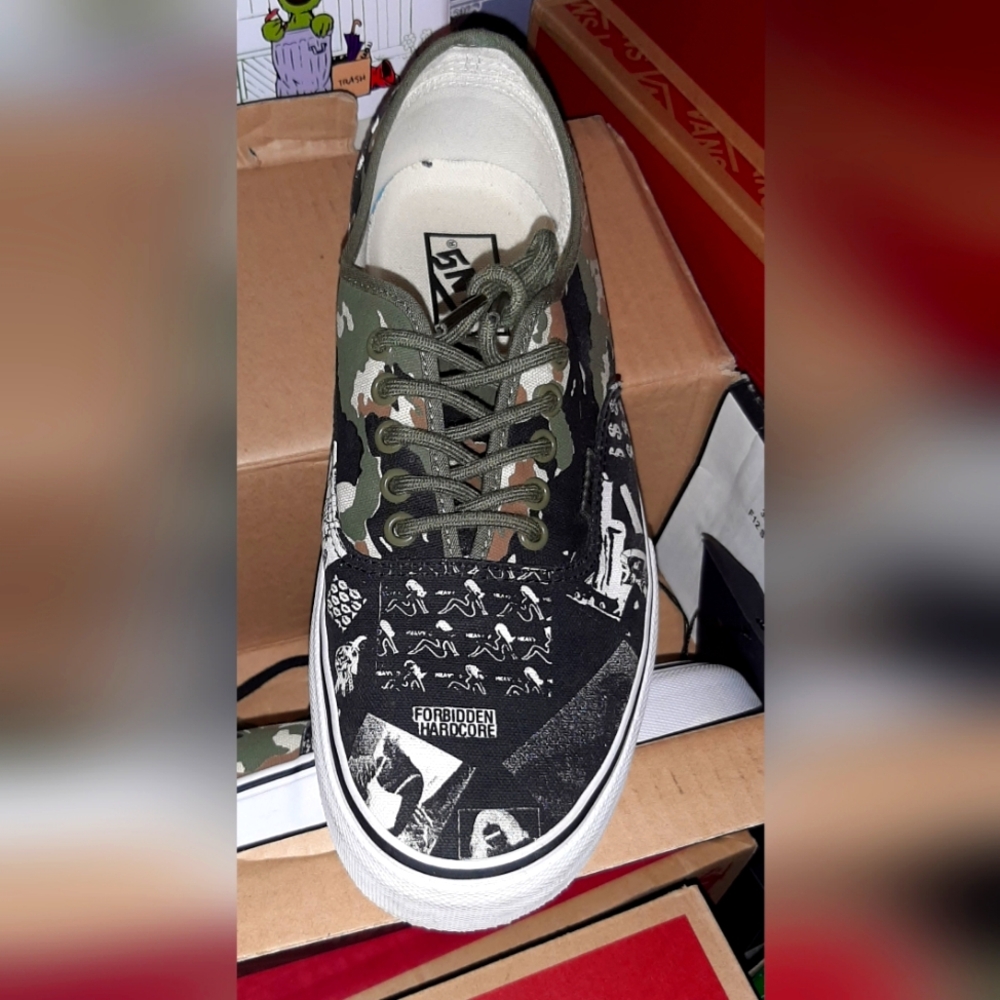 Vans X Syndicate Authentic "S" China Girl Summer Vintage Vans - Picture 8 of 9